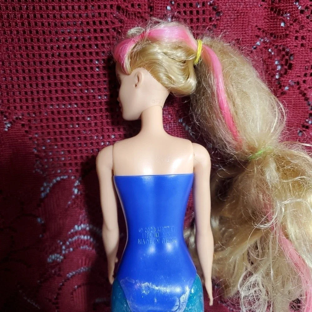 Barbie 12 inch Fashion Doll Kids Blue Pink Glitter Leg GTL82 Mattel 2020 Toy‎